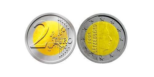 2 Euro Lussemburgo Bimetal 