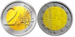 2 Euro Luxembourg Bimetal 