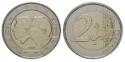 2 Euro Luxemburgo Bimetal 
