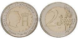 2 Euro Luxemburgo Bimetal 