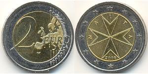 2 Euro Malta Bimetal 