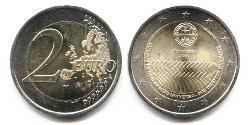 2 Euro Republica Portuguesa (1975 - ) Bimetal 