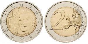 2 Euro 卢森堡 Bimetal 