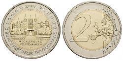 2 Euro 德国 Bimetal 