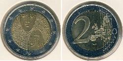 2 Euro 芬兰 Bimetal 
