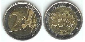 2 Euro 芬兰 Bimetal 