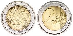 2 Euro Italien Bimetall 