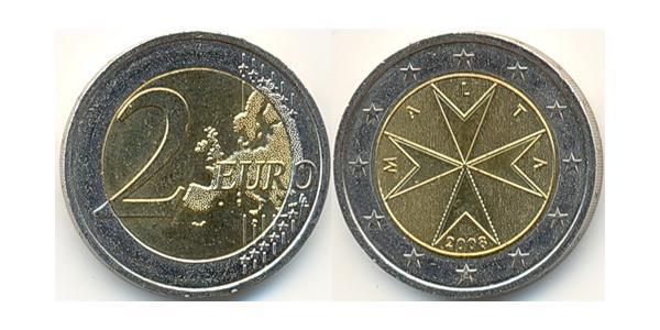 2 Euro Malta Bimetall 