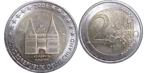 2 Euro Federal Republic of Germany (1990 - ) Copper/Nickel 