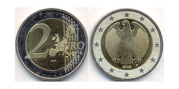 2 Euro Federal Republic of Germany (1990 - ) Copper/Nickel 