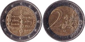 2 Euro Republic of Austria (1955 - ) Cuivre/Nickel 