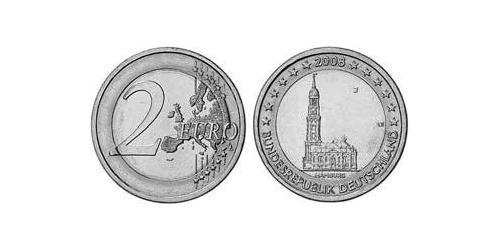 2 Euro Bundesrepublik Deutschland  (1990 - ) Kupfer/Nickel 