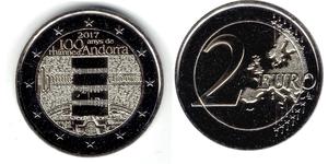 2 Euro Andorra Nichel 