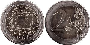 2 Euro Repubblica Federale di Germania (1990 - ) Nichel 