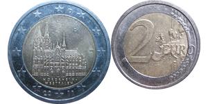 2 Euro Repubblica Federale di Germania (1990 - ) Nichel 