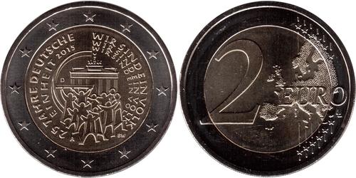 2 Euro Repubblica Federale di Germania (1990 - ) Nichel 