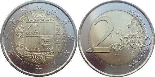 2 Euro Andorra Nickel 