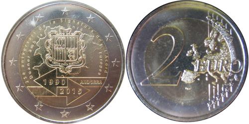 2 Euro Andorra Nickel 