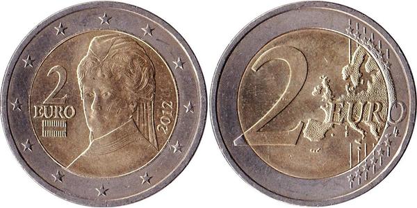 2 Euro Republic of Austria (1955 - ) Nickel 