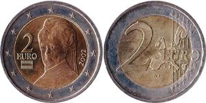 2 Euro Republik Österreich (1955 - ) Nickel 