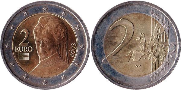 2 Euro Republik Österreich (1955 - ) Nickel 