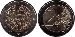 2 Euro Alemania (1990 - ) Níquel 