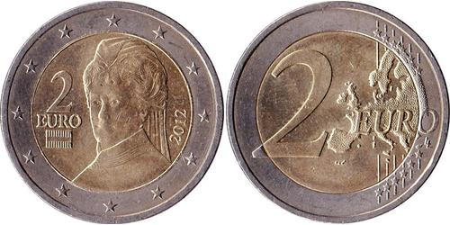 2 Euro Republic of Austria (1955 - ) Níquel 