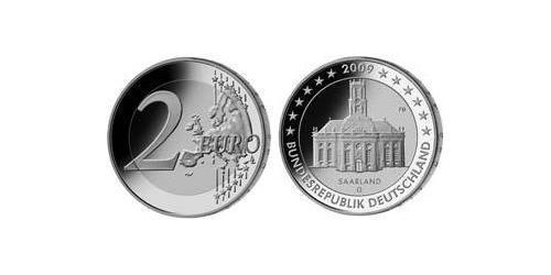 2 Euro Alemania (1990 - ) Níquel/Cobre 
