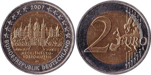 2 Euro Alemania (1990 - ) Níquel/Cobre 