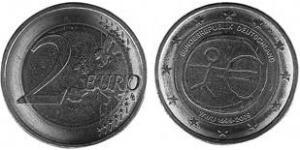 2 Euro Repubblica Federale di Germania (1990 - ) Rame/Nichel 