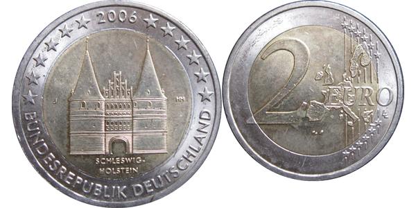 2 Euro Repubblica Federale di Germania (1990 - ) Rame/Nichel 