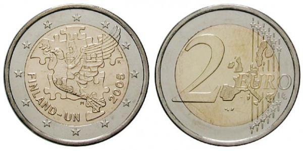 2 Euro 芬兰  