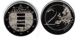 2 Euro Andorra 镍 