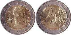 2 Euro 奥地利 镍 