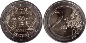 2 Euro 德国 镍 