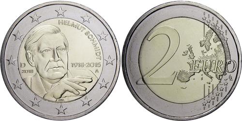 2 Euro 德国 镍 