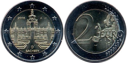 2 Euro 德国 镍 