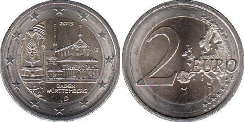 2 Euro 德国 镍 