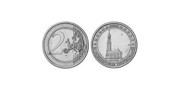 2 Euro 德国 銅/镍 