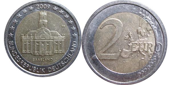 2 Euro 德国 銅/镍 