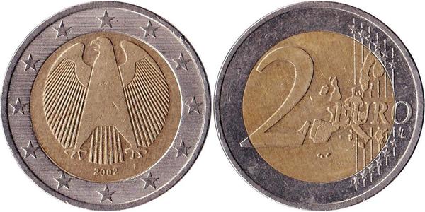 2 Euro 德国 銅/镍 