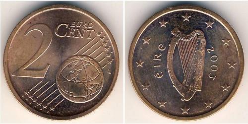 2 Eurocent Irlanda (1922 - ) Cobre/Acero 