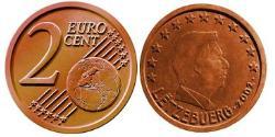 2 Eurocent Luxemburgo Cobre/Acero 