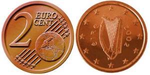 2 Eurocent Irlanda (1922 - ) Rame/Acciaio 