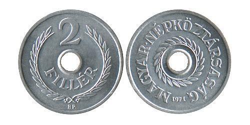 2 Filler Hungary (1989 - ) Aluminium 