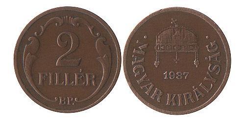 2 Filler Hungría (1989 - ) Bronce 