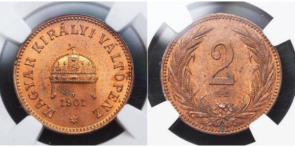 2 Filler Hungary (1989 - ) Bronze 