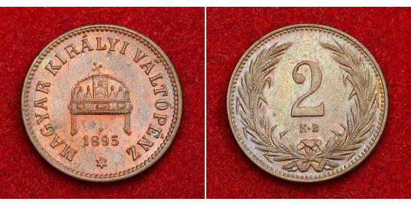 2 Filler Hungary (1989 - ) Bronze 