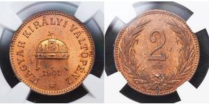 2 Filler Ungarn (1989 - ) Bronze 