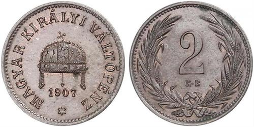 2 Filler Ungarn (1989 - ) Bronze 